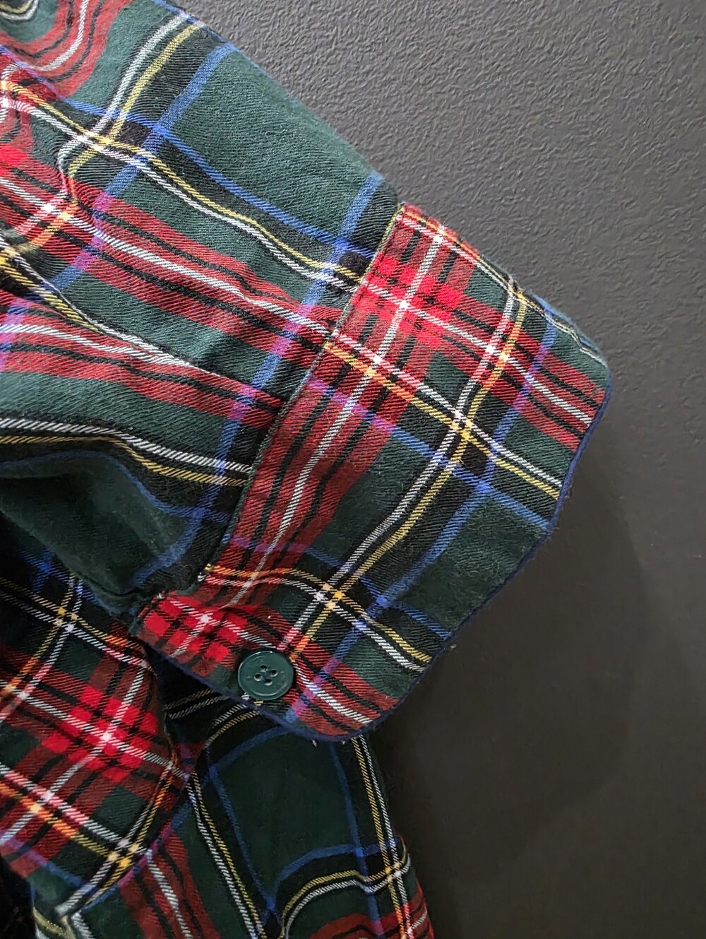Petite Plume Women's Plaid Brushed Twill Pajama Set 1X Kensington Tartan - Picture 5 of 14